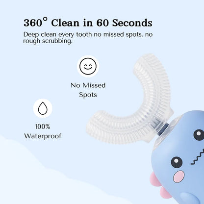 HSV™  U-shaped 360° Ultrasonic Toothbrush