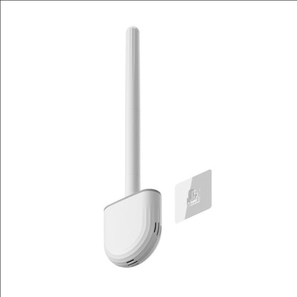 Silicone Toilet Brush Wall-mounted Home Wall Mount Toilet Brush Cleaning Brush Toilet
