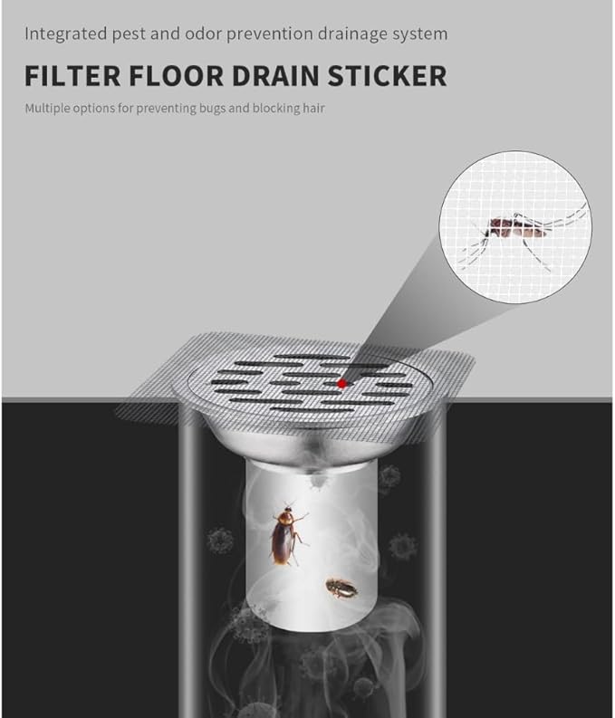 floor drain sticker