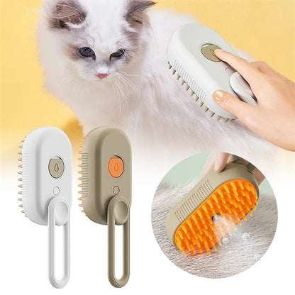 3 In 1 Electric Spray Cat Hair Brushes For Massage and Comb Hair Removal