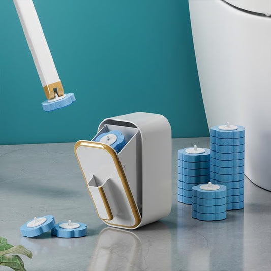 🚽 Wall-Mounted Disposable Toilet Brush Set – Clean Smarter, Not Harder