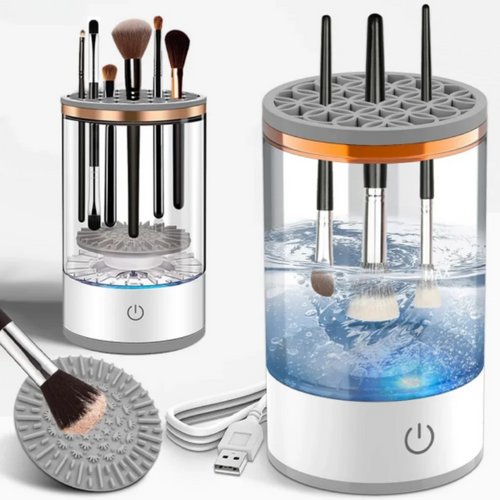 Makeup Brush Cleaner Automatic Rotating , USB Portable Electric Cosmetic Makeup Brush Rotary Washing Machine