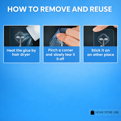 HSV™ Adhesive Wall Hooks