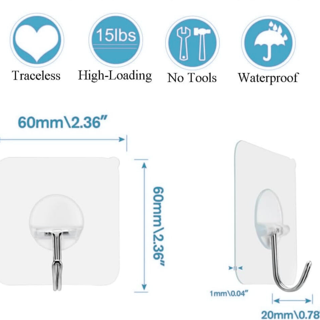 HSV™ Adhesive Wall Hooks