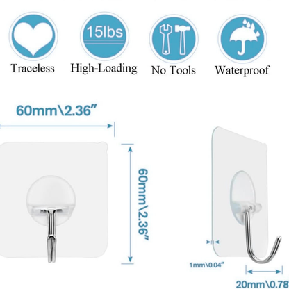 HSV™ Adhesive Wall Hooks