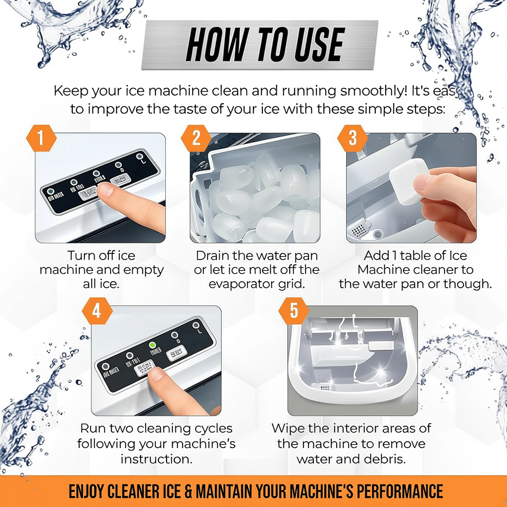 Ice Maker Cleaner Tablets