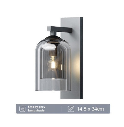 Nordic Wall Lamp Designer Villa Living Room Hotel Aisle Staircase Balcony Bedside Creative Glass Lamps