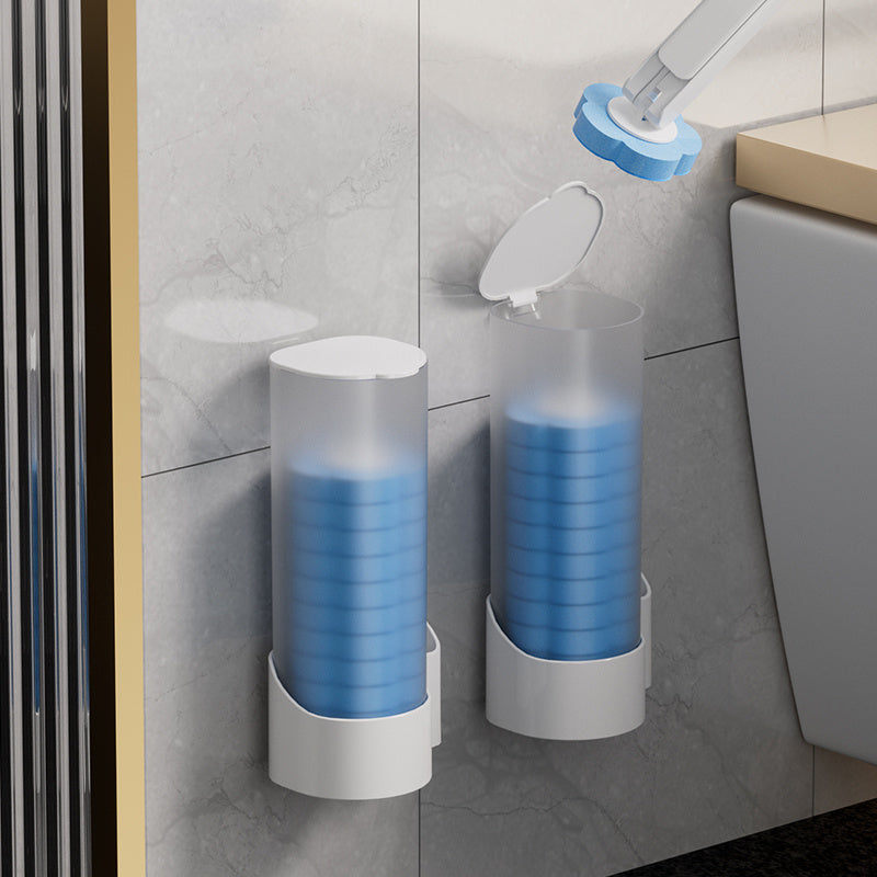 🚽 Wall-Mounted Disposable Toilet Brush Set – Clean Smarter, Not Harder