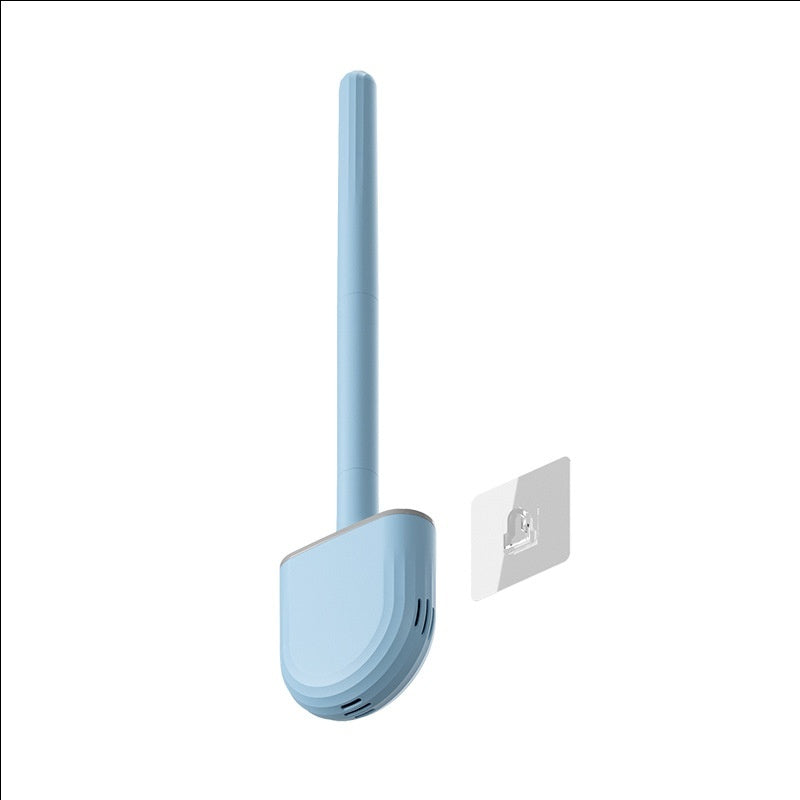 Silicone Toilet Brush Wall-mounted Home Wall Mount Toilet Brush Cleaning Brush Toilet