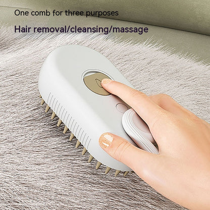 3 In 1 Electric Spray Cat Hair Brushes For Massage and Comb Hair Removal