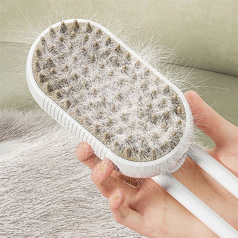3 In 1 Electric Spray Cat Hair Brushes For Massage and Comb Hair Removal