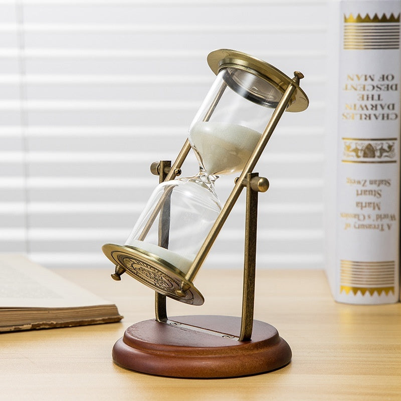 Creative Wooden Hourglass Timer 15 Minutes