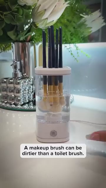 Makeup Brush Cleaner Automatic Rotating , USB Portable Electric Cosmetic Makeup Brush Rotary Washing Machine